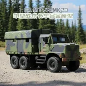 1:64 MTVR MK23迷彩合金卡車模型 戰術支援車仿真靜態擺件 非聲光