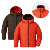 【MONT-BELL 日本】童 THERMAWRAP PARKA雙面連帽化纖保暖外套 夾克 風衣 1101650
