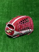 棒球世界SSK全牛皮棒球壘球外野手專用手套T網檔SSK880C特價紅白粉配色12.75吋