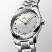 LONGINES 浪琴 Master 巨擘系列大三針機械女錶 開學換新季 送禮推薦-34mm L2.357.4.70.6