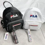 (店+)【FILA】FILA BACKPACK LOGO 黑 白 紅 尼龍 雙肩 迷你 後背包 鑰匙圈 串標 小包 DOT聚點