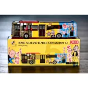 現貨 老周微影 Tiny 低底盤公車 九巴 富豪 Volvo B7RLE 老夫子 公車 巴士 合金模型車