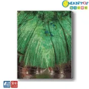 (店+)【Manto】嵐山花燈-台灣製DIY數字油畫|超取專用大小