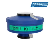 愛挖寶生活工坊 SPASCIANI 氨氣濾毒罐 中濾度濾罐 K2-100 K2-200 全罩式防毒面具 呼吸護具 隨機出貨