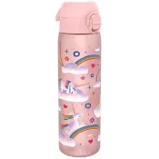【ION8】Medium 運動休閒水壺 I8RF500 / Unicorn Rainbows玫瑰粉 500ml(收納扣環)
