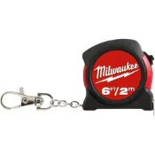 (店+)【Milwaukee 美沃奇】2m/6FT捲尺鑰匙圈