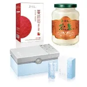 【老行家】三馨二益J組(350g濃醇即食燕盞+120入珍珠粉+30粒蔓越莓益生菌) 現燉燕窩