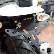 熱銷 適用 YAMAHA 山葉 MT-15 18-23 改裝機車LED後車牌架短尾支架車牌架