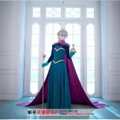 淘淘屋百貨商場 現貨冰雪奇緣艾莎皇後ELSA成人兒童加冕禮服cosplay女裝[萌寶童裝]可開發票