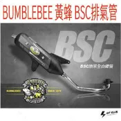 ▸GT CLUB◂BUMBLEBEE 黃蜂 BSC排氣管 BSC 排氣管 合法 賽道靜音 小直通 鈦合金防燙 勁戰