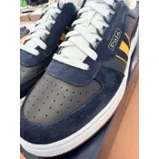 Polo Ralph Lauren 男大人深藍色皮質休閒鞋