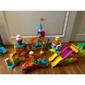 二手LEGO 樂高 Duplo 得寶10840 大型遊樂場10453旋轉木馬摩天輪溜滑梯10