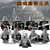 古代積木 樂高 魔戒指環王剛鐸 士兵 積木人仔兼容樂高積木中古長槍兵弓箭手玩具人