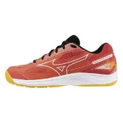 【MIZUNO 美津濃】排球鞋 男鞋 女鞋 運動鞋 基本款 輕量 CYCLONE SPEED 紅黃 V1GA238002