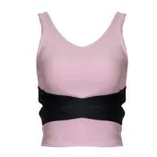 【BreezeOnline 微風精品線上】YOGASANA Aurora 優雅芭蕾女伶 雙色交叉款機能運動上衣-晨曦巴黎（預購）