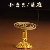 (店+)小香夾/蓮花│香插 臥香插 盤香架 小盤香 香架 香環架 香道 線香爐 香托 香夾 櫻花銅香爐 蓮花線香盤 線香