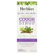 【iHerb】Herbion Naturals, Naturals，含麝香草和甘草的常春藤葉咳嗽緩解糖漿，無糖，5 液量盎司（150 毫升）