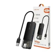 CABLETIME 4合1 USB 3.0 集線器 4合1 擴充 Hub 5Gbps 高速擴充埠 隨插即用 CB01B