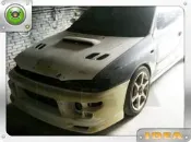 泰山美研社A385 SUBARU IMPREZA GC8 GF8 STI引擎蓋進氣口