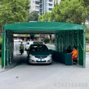 【可貨到付款】客製化/折疊車棚/戶外推拉棚折疊篷夜市大排檔雨棚物流倉庫防雨棚停車棚伸縮雨棚