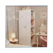 (店+)單門衣櫃傢用臥室轉角小衣櫃佔地小簡易組裝衣櫥收納櫃