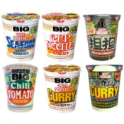 「精選日貨」-日本 日清 NISSIN BIG 海鮮、原味、咖哩、擔擔、辣番茄杯麵(大杯)、和風海鮮咖哩