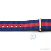 【柒號本舖】DW Daniel Wellington 瑞典原廠帆布錶帶-藍紅帆布帶 20mm # 0301DW