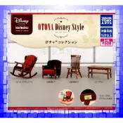 日版 正版 T-Arts Karimoku家具OTONA Disney收藏 全4款 搖椅 扶手椅 木桌 木椅 家具 模型