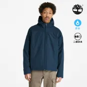 Timberland 男款深寶石藍防水保暖外套|A44BF433