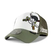 【ANGEL NEW ERA】航海王 CORDURA 索隆 墨綠色 卡車帽 網帽 動漫限定 海賊王【ONE PIECE】