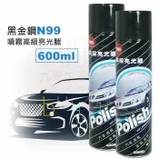 【九元生活百貨】黑金鋼 高級亮光臘 N99 車用噴霧臘 噴臘 皮件保護臘
