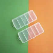 【空間收納】 5 路亞餌盒pp五格魚鉤包裝盒配件儲存盒迷你塑膠盒組套裝用收納盒