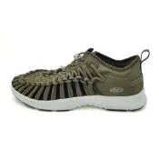(店+)【KEEN】Keen UNEEK O3 橄欖綠 橡膠大底 彈性鞋帶 編織 涼鞋 男款 241-1028972｜新竹皇家（B5127）