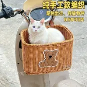 免運⚡ 車前車後置物籃 大號安全帽收納包 通用寵物籃 買菜好物 防曬防水車筐 購物籃 腳踏車籃 機車置物籃 買菜工具