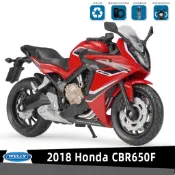 威利WELLY 2018 Honda CBR650F合金機車機車模型1:18街頭超級機車收藏擺設男孩生日禮