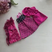 MATTEL 美泰紫紅色系列芭比娃娃連衣裙
