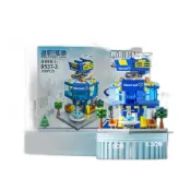 (店+)小顆粒積木｜迷你積木｜城市街景積木｜益智啟蒙模型｜親子同樂｜建築模型｜創意積木