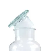 【SMILE】500cc 瓶瓶罐罐 圓形玻璃罐 廣口瓶 玻璃糖罐 玻璃收納罐 浮游花瓶 165-GB500(收納罐 許愿瓶)
