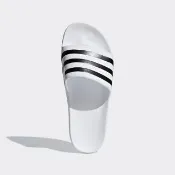 【adidas 愛迪達】ADILETTE AQUA 拖鞋 休閒 防水 拖鞋 男鞋 黑 白 (F35539)