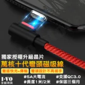 萬核十代彎頭款 磁吸充電線 66W快充 QC快充 三合一充電線 彎頭充電線 Type-C充電線 充電線 傳輸線 快充線