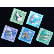蘇聯cccp黑海動物群海中生物郵票鮎魚海豚角鯊海葵郵票1991年發行特價(未銷戳全新）