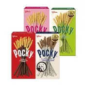 【Glico 格力高】Pocky百奇 巧克力棒X20盒入(巧克力/草莓/抹茶/牛奶餅乾)