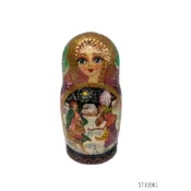 !下單前請先聊聊!【洋可夫】俄羅斯空運來台 俄羅斯娃娃(五層) T10901 冬村傳說