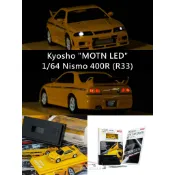 【模例】Kyosho MOTN LED 1/64 Nissan Skyline GT-R R33 Nismo 400R