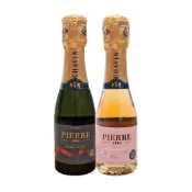 【東勝】法國原裝 夏凡 PIERRE ZERO 小夏凡無酒精氣泡白酒/粉紅酒風味飲（200ml）