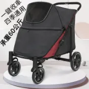 【免運】寵物推車 大型寵物推車 狗狗推車 多功能寵物推車 大空間狗狗推車 猫咪老年殘疾外出寵物推車