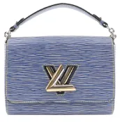 【DOKODEMO】二手LOUIS VUITTON Twist MM 單肩包 M50271，Epi 皮革和 Epi 牛仔布，法國製造，2015 年，斜挎包/單肩包，旋鎖，女式