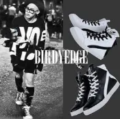 【JP.美日韓】韓國 GD 高筒  帆布鞋 板鞋 BIGBANG 運動鞋 ADIDAS AES