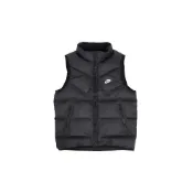 (店+)【NIKE 耐吉】Nike Storm-FIT Windrunner Down 羽絨背心 男款 黑 保暖 立領 無袖 FB8184-010