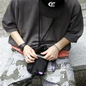 現貨 THE NORTH FACE nanamica N25SO032 紫標 都市山系 腰掛／側背 2Way 隨身包